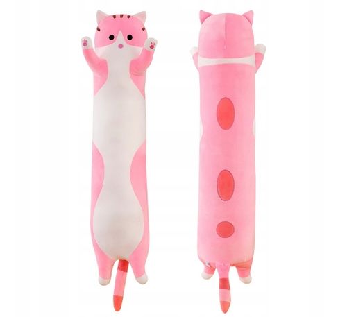 DŁUGI Kotek Poduszka Pluszak Kot Maskotka 70 CM na Arena.pl