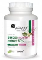 Aliness Bacopa monnieri 50% 500mg STRES VEGE 100k