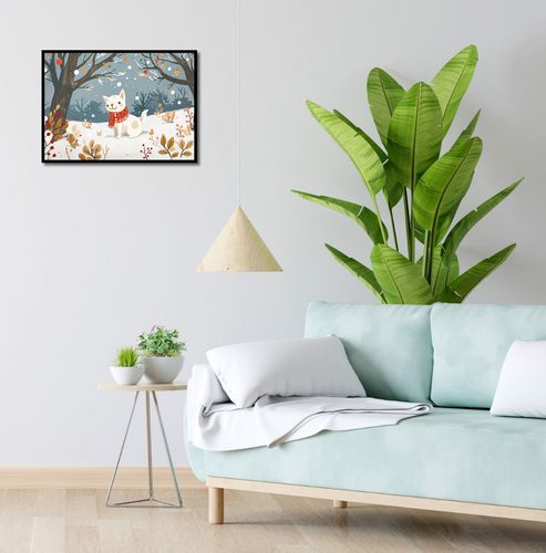 Plakat 55x40cm Śnieżny Kompan na Arena.pl
