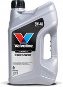 VALVOLINE SYNPOWER 5W40 OLEJ SILNIKOWY 5L 872382 908763
