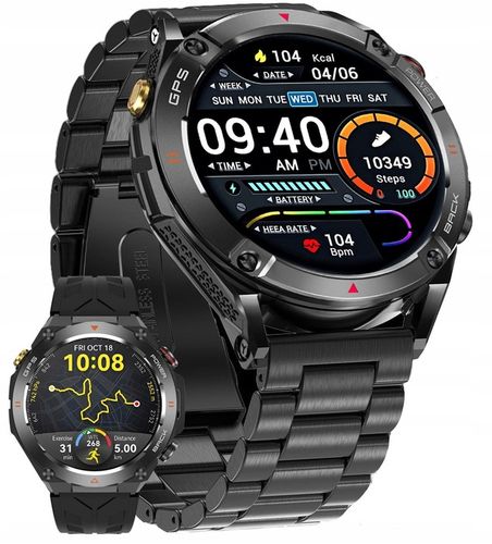 SMARTWATCH Zegarek GPS BAROMETR KOMPAS CIŚNIENIOMIERZ ROZMOWY na Arena.pl