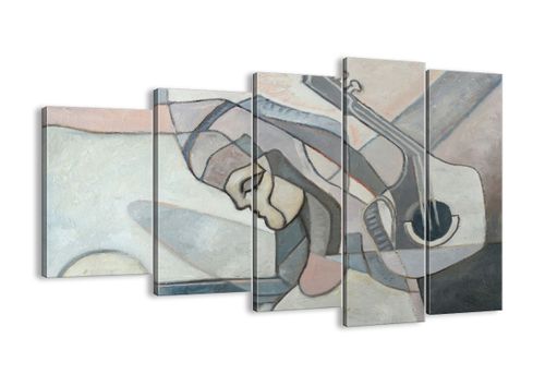 Obraz Na Płótnie - Kobieta Gitara  - 150X100 Cm - Eg150X100-3739 na Arena.pl