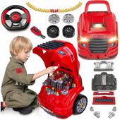 Zestaw Mechanika Dzieci TIR Silnik Samochód Do Rozkręcania Auto Warsztat