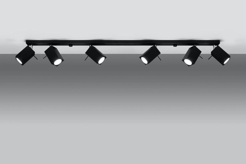 Regulowana LAMPA sufitowa SL.0460 metalowa OPRAWA reflektorki spot czarny zdjęcie 2