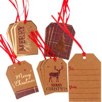 ZAWIESZKI ETYKIETY ŚWIĄTECZNE DO PREZENTÓW PRZYWIESZKI 12SZT/KPL PREZENT