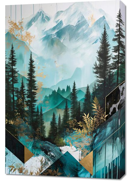 Obraz 60x90cm Przeplatane Krajobrazy zdjęcie 1