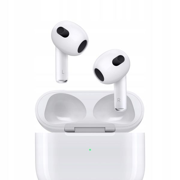 Słuchawki bezprzewodowe douszne Apple AirPods 3 gen. z etui MagSafe białe zdjęcie 3