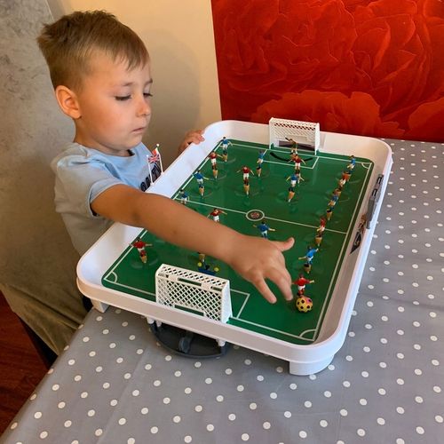 Piłkarzyki Sprężynowe XXL Piłka Duże Gra do Piłki Nożnej 22 Piłkarzy Dzieci na Arena.pl