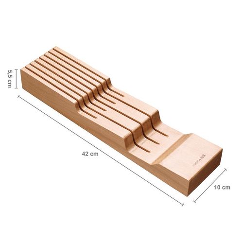 Drewniany blok na noże do szuflady FISKARS 1062890 na Arena.pl