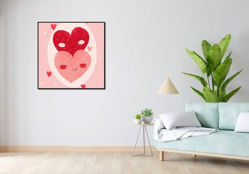 Plakat 90x90cm Ciepło Serca na Arena.pl