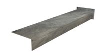 Stopnica gresowa szara| gładka|bez nacięć|efekt kamienia nowoczesna 100x30