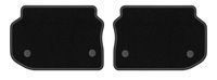 Dywaniki welurowe tylne BMW 5 F10 2010-2013 sedan czarne