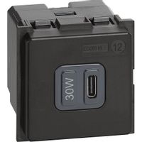 Living Now - Ładowarka 1XUSB C / 30W-1M Bticino K4288C2