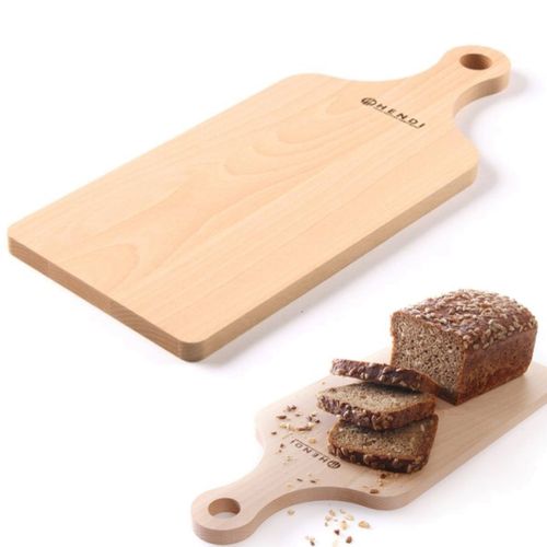 Deska do krojenia z uchwytem z drewna bukowego - Hendi 505106 na Arena.pl