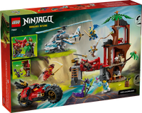 71857 - lego ninjago - bitwa ninja: domek na drzewie z pojazdami