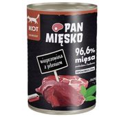 karma mokra dla kota wieprzowina z jeleniem pan mięsko hipoalergiczna 400g