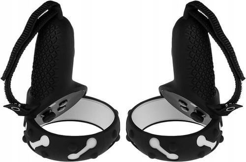 Etui 3w1 z paskiem do kontrolerów Oculus Quest 2 Czarne na Arena.pl