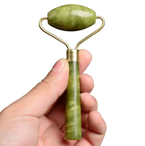 kamień z jadeitu JADE masażer do twarzy Roller zdjęcie 1