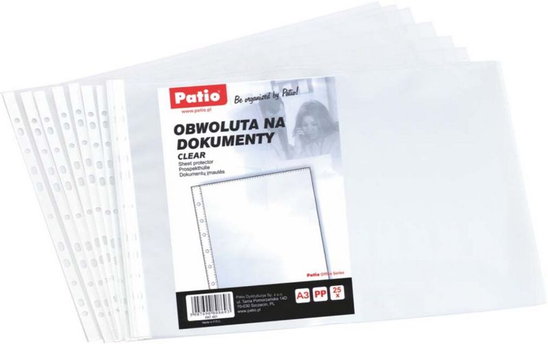 OBWOLUTA CLEAR A3 PATIO 25SZT zdjęcie 1