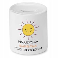 Dla Baristy Prezent Skarbonka Najlepsza Pod Z Nadrukiem Ze Zdjęciem