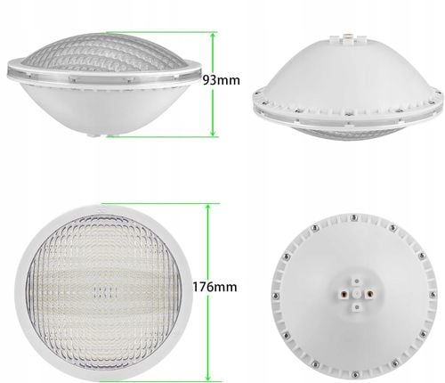 Lampa basenowa LED LyLmLe PAR56 R-PL02-CD20W 12V  RGB 20W 2 sztuki na Arena.pl