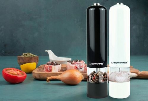 ELEKTRYCZNY MŁYNEK DO PIEPRZU I SOLI 2SZT+ BATERIE na Arena.pl
