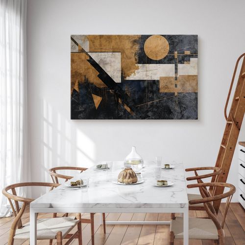 Obraz Canvas Do Salonu Abstrakcja Geometryczna Styl Glamour 30cm x 20cm na Arena.pl