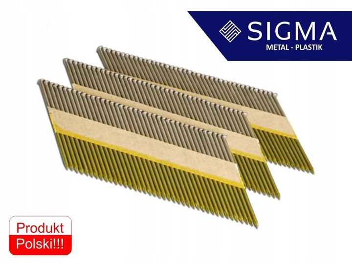 Gwoździe do gwoździarki 2.8/75 BK RING 4000 szt. zdjęcie 1