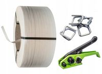 16mm TAŚMA PP BANDOWNICA do spinania palet ZESTAW