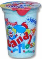 CANDY FLOSS Wata Cukrowa Mix 20g z Tatuażami