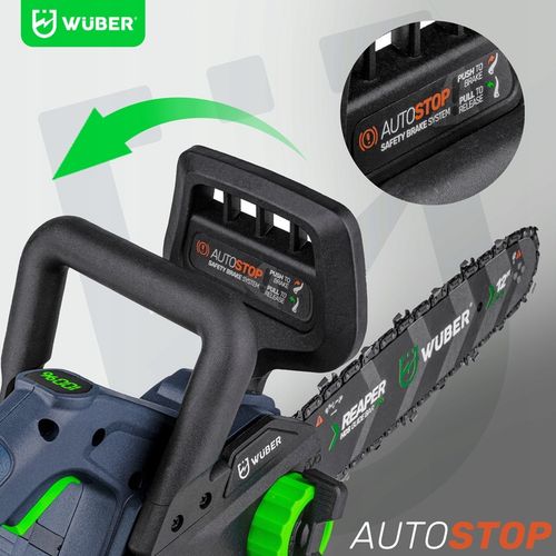 AKUMULATOROWA PILARKA PIŁA ŁAŃCUCHOWA GAŁĘZIÓWKA DO DREWNA 2X AKU na Arena.pl