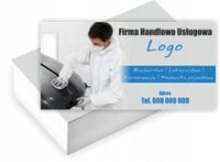 Wizytówki firmowe GOTOWY PROJEKT GRATIS 100 sztuk BLACHARSTWO LAKIERNICTWO