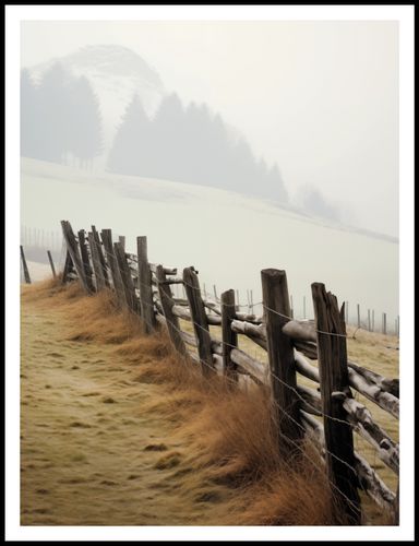 Plakat 75x100cm Spowity Mgłą na Arena.pl