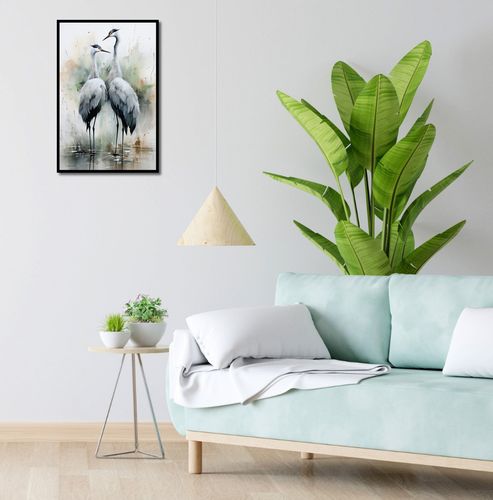 Plakat 40x60cm Tańczące Czaple na Arena.pl