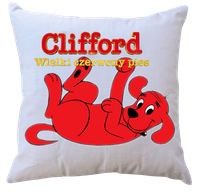 Poduszka z wkładem Clifford - Wielki Czerwony Pies