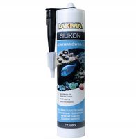 Silikon klej do akwarium szkła szyb 280ml czarny. KA12 Wodoodporny morski