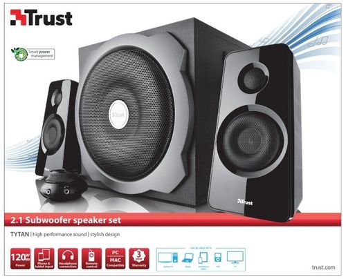 Trust Tytan 2.1 Subwoofer Speaker Set - black na Arena.pl