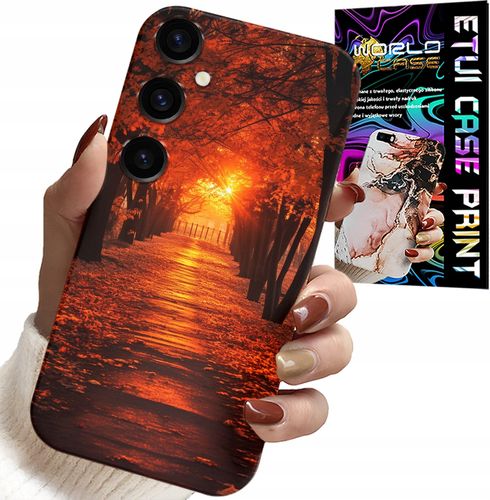 ETUI DO SAMSUNG GALAXY S24 - PARK, JESIEŃ, SPADAJĄCE LIŚCIE, PLECKI na Arena.pl