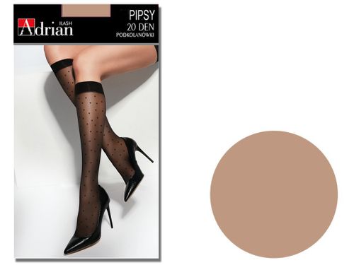 Podkolanówki w kropki groszki Adrian Pipsy Opal Uni na Arena.pl