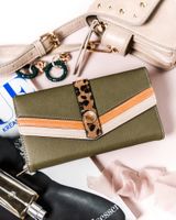 duży portfel damski z kopertową klapą - lulucastagnette