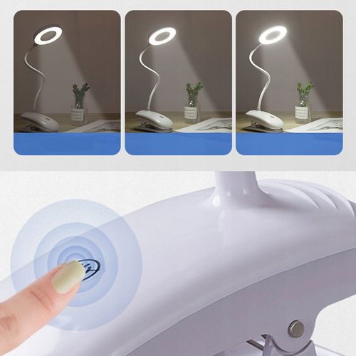 LAMPKA LED RING BIURKOWA KOSMETYCZNA KLIPSEM KLIPS na Arena.pl