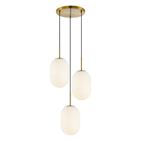 Lampa wisząca ALIAS GOLD 3xE14 koło