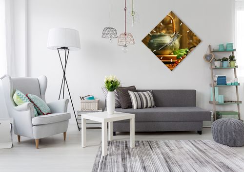 Zegar Ścienny - Imbryk Herbata - 60X60 Cm - C3Ad60X60-2628 na Arena.pl