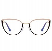 OKULARY ZERÓWKI Z FILTREM BLUE LIGHT DO KOMPUTERA OCHRONNE DAMSKIE KOCIE +