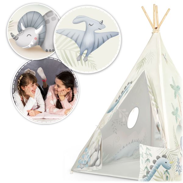 Namiot tipi dla dzieci Nukido - dinozaury zdjęcie 11