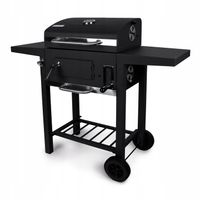 DUŻY GRILL OGRODOWY LANDGRAF + PÓŁKI + POPIELNIK BBQ