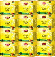 (x12) LIPTON Herbata Yellow Label Liściasta 100g