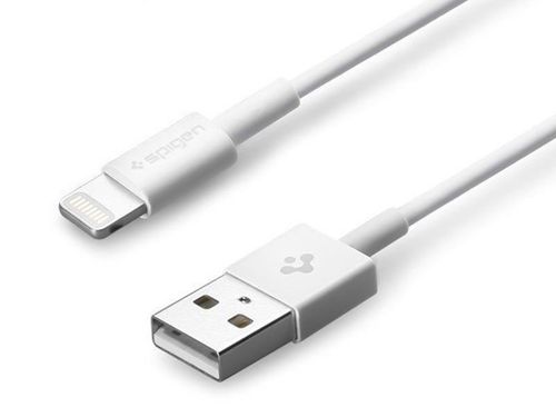 Kabel USB Spigen MFI Lightning iPhone iPad iPod 1m Essential C10LS White na Arena.pl