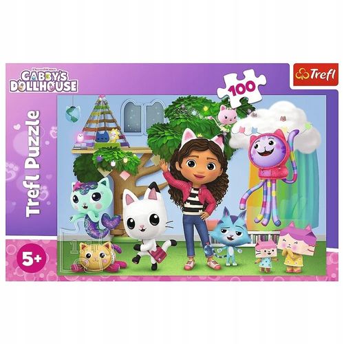 Puzzle 100 Koci Domek Gabi 16464 na Arena.pl
