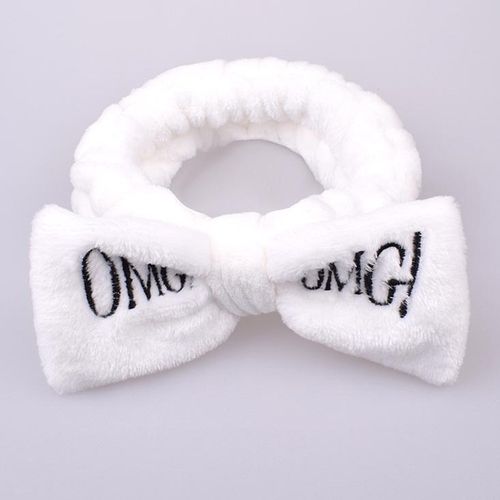 Opaska kosmetyczna biała OMG na Arena.pl